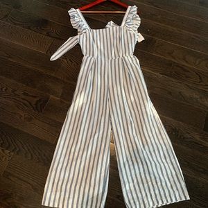 Vici collection ruffle jumpsuit